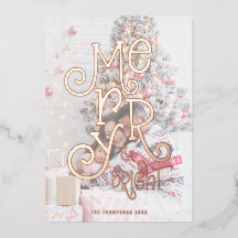 Merry and Bright Foto Overlay Weihnachten Luxus