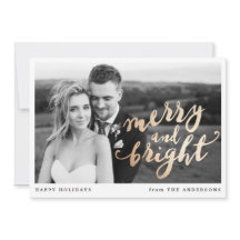 Merry and Bright Holiday | Foto Card