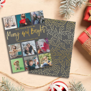 Merry and Bright Imitate Gold 9 Foto Weihnachten