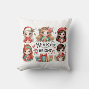 Merry and Bright Kissen