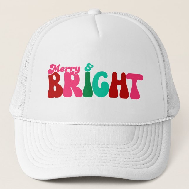 Merry and Bright - Maximalist Truckerkappe (Vorderseite)
