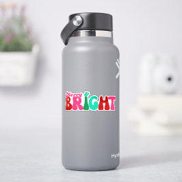 Merry and Bright - Maximalistische Weihnachten Aufkleber