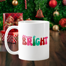 Merry and Bright - Maximalistische Weihnachten Kaffeetasse