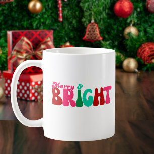 Merry and Bright - Maximalistische Weihnachten Kaffeetasse