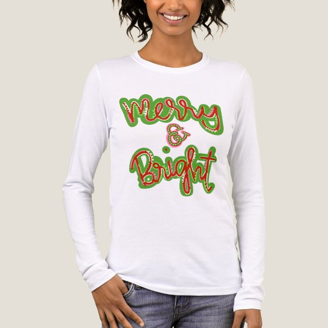 Merry and Bright Shirt (Vorderseite)