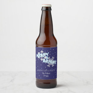Merry and Bright, Urlaub Bierflaschenetikett
