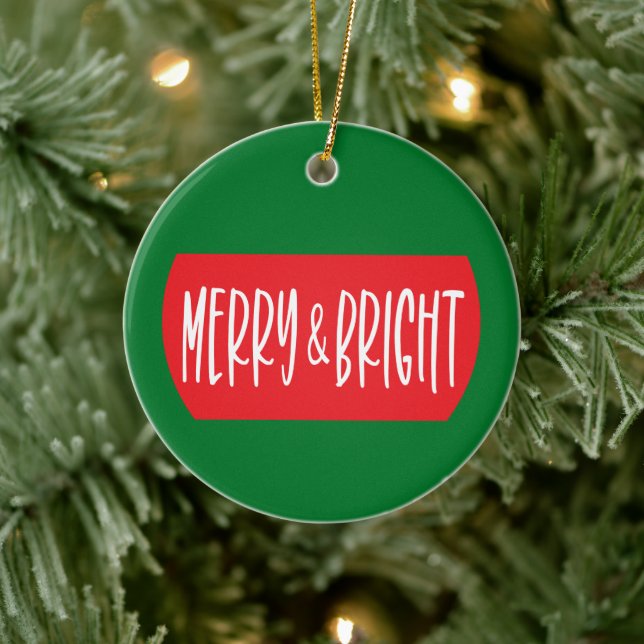 Merry and Bright - Weihnachtsschmuck (Baum)