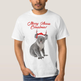 Merry Aussie Christmas Koala Bär T-Shirt