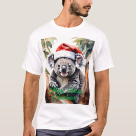 Merry Aussie Christmas Koala Bär T-Shirt