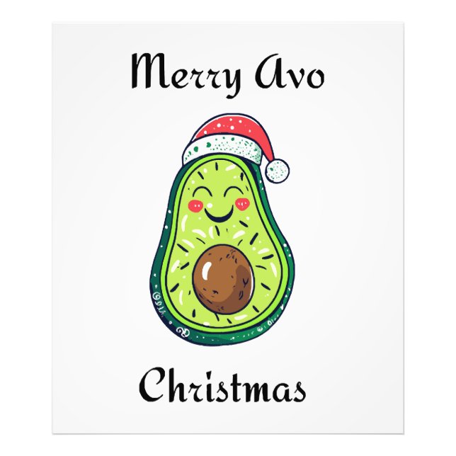 Merry Avo Christmas Fotodruck (Vorne)