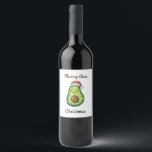 Merry Avo Christmas Weinetikett<br><div class="desc">Merry Avo Christmas</div>