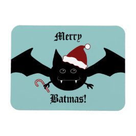 Merry Batmas lustige Gothic-Fledermaus für battige Magnet