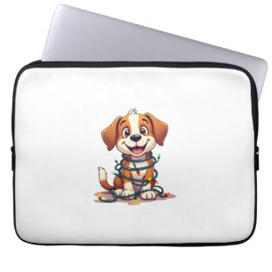 Merry Beagle Lichter Laptopschutzhülle