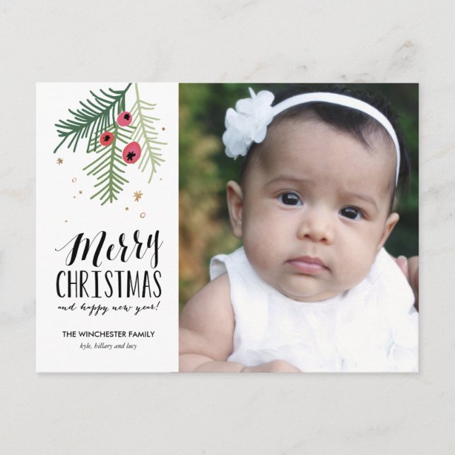 Merry Berry Collection Feiertagspostkarte (Vorderseite)