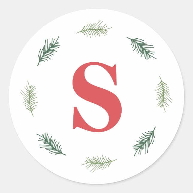 Merry Berry Collection Runder Aufkleber (Vorderseite)