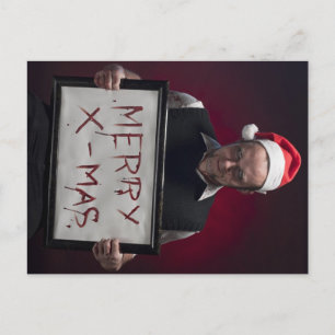 Merry Bloody Xmas Feiertagspostkarte