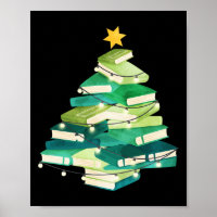 Merry Bookmas Books Pine Tree Fun Lesen Lover Ch