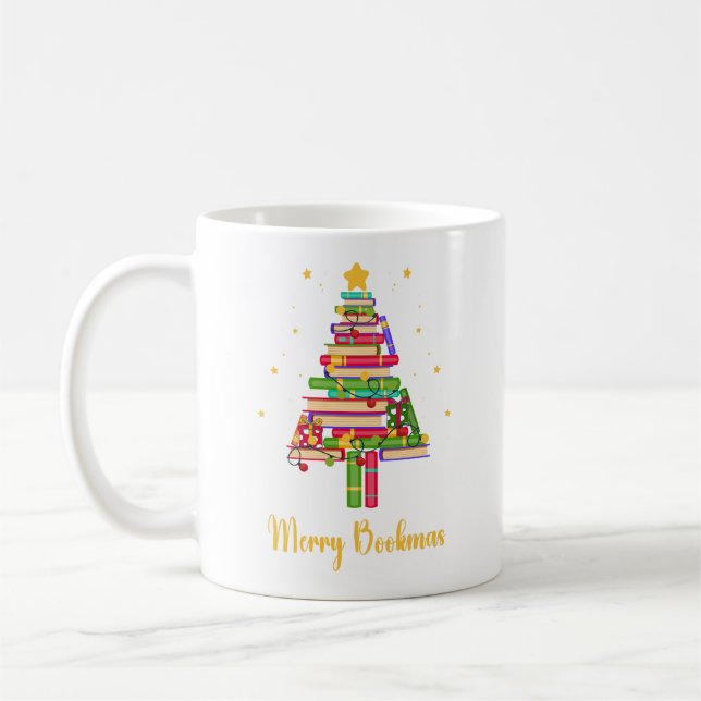 Merry Bookmas Kaffeetasse (Links)