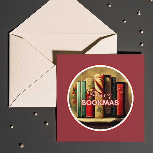 Merry Bookmas, Weihnachtsbibliothek (Merry Bookmas, Christmas Card)