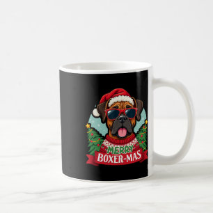 Merry Boxer-mas Niedlich Boxer Dog Weihnachten Kaffeetasse