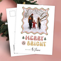 Merry & Bright 80er Retro Foto Weihnachten