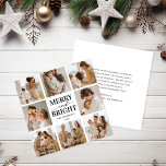 Merry & Bright 8 Foto Weihnachten<br><div class="desc">Die perfekte Weihnachtskarte für Ihre Familie zu erstellen ist eine großartige Möglichkeit, Feiertagssjubeln zu verbreiten und unvergessliche Momente mit Ihren Lieben zu teilen. Urlaubskarten müssen nicht jedes Jahr dieselbe Karte sein. Mit dem Komfort moderner Technologie können Sie eine einzigartige und besondere Karte erstellen, die 8 Ihrer beliebten Fotos aus dem...</div>