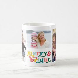 Merry & Bright Adorable Familienweihnachtsfest Fot Kaffeetasse