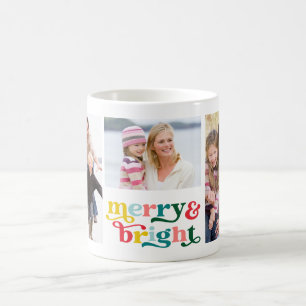Merry & Bright Adorable Familienweihnachtsfest Fot Kaffeetasse