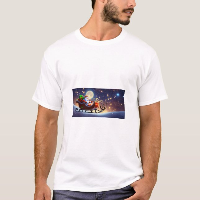 "Merry & Bright Christmas" - T - Shirt (Vorderseite)