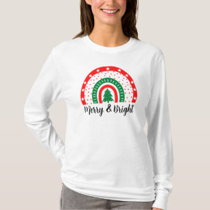 Merry & Bright Christmas T - Shirt