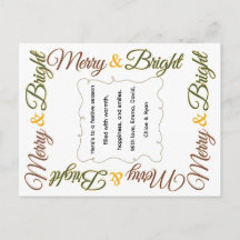 Merry & Bright Classic Retro Feierliche Weihnachte