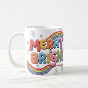 Merry & Bright Classic Weihnachts-Tasse Kaffeetasse