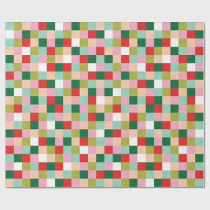 Merry & Bright Color Blocks Geschenkpapier