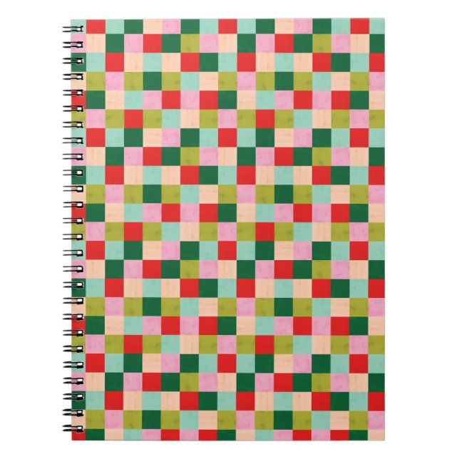 Merry & Bright Color Blocks Notizblock (Vorderseite)