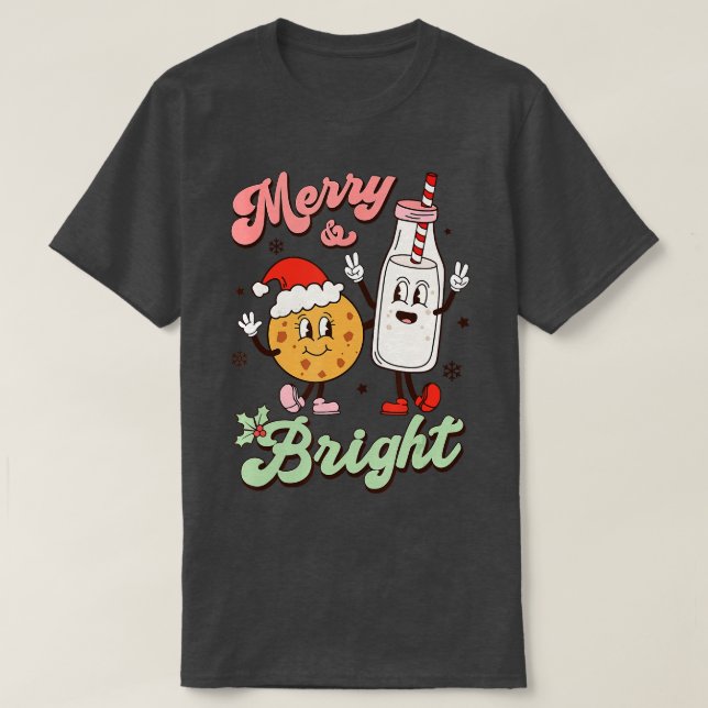 Merry Bright Dies ist die Weihnachtsfeier Wo T-Shirt (Design vorne)