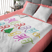 Merry & Bright farbenfrohe Weihnachtsbaume Festiva