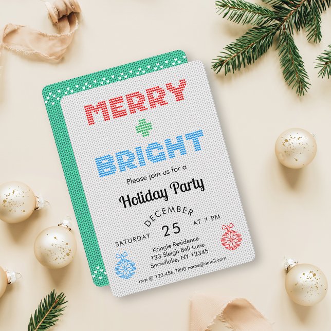 Merry-Bright-Feier Einladung (Von Creator hochgeladen)