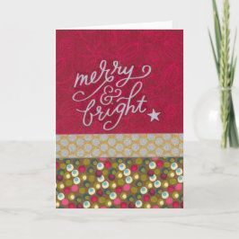 Merry & Bright Feiertagskarte