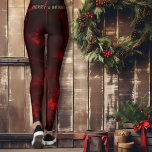Merry & Bright Festive Red Leggings<br><div class="desc">Merry & Bright Festive Rote Leggings,  die Ihr Weihnachtsoutfit verbessern werden. Sie können den Text aktualisieren oder entfernen.</div>