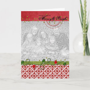 Merry & Bright Foto Frame Card 2 Feiertagskarte