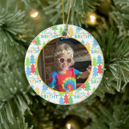 Merry & Bright Foto Weihnachtsdekoration Keramik Ornament