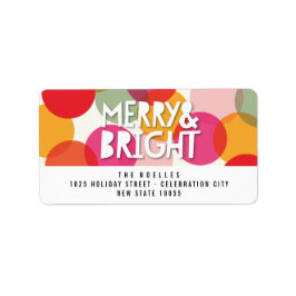 Merry & Bright Fun farbenfroh Confetti Dots Holida