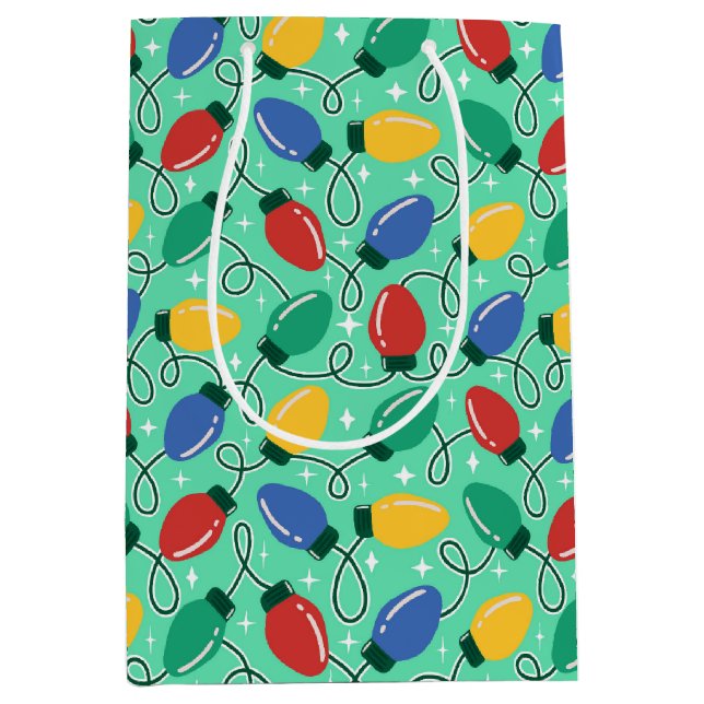 Merry & Bright Lights  Mittlere Geschenktüte (Vorderseite)