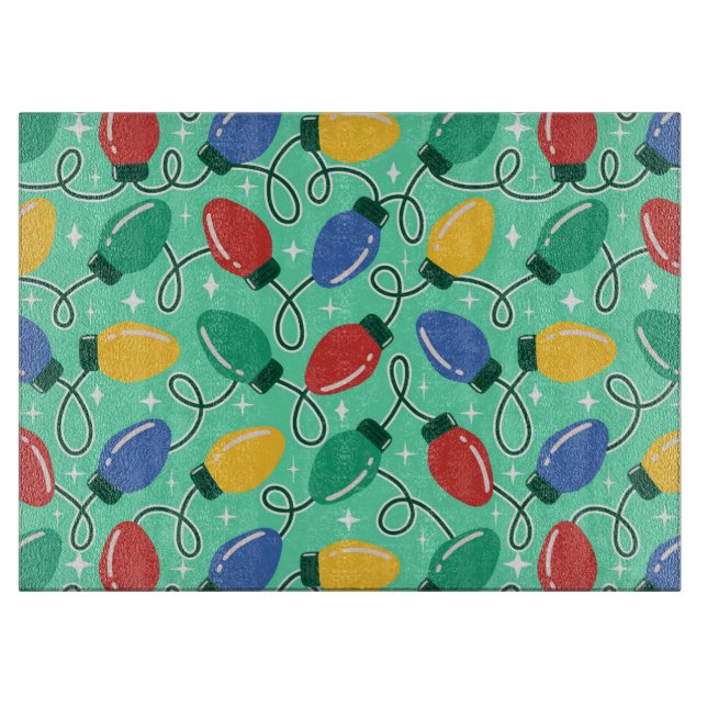 Merry & Bright Lights Schneidebrett (Vorderseite)