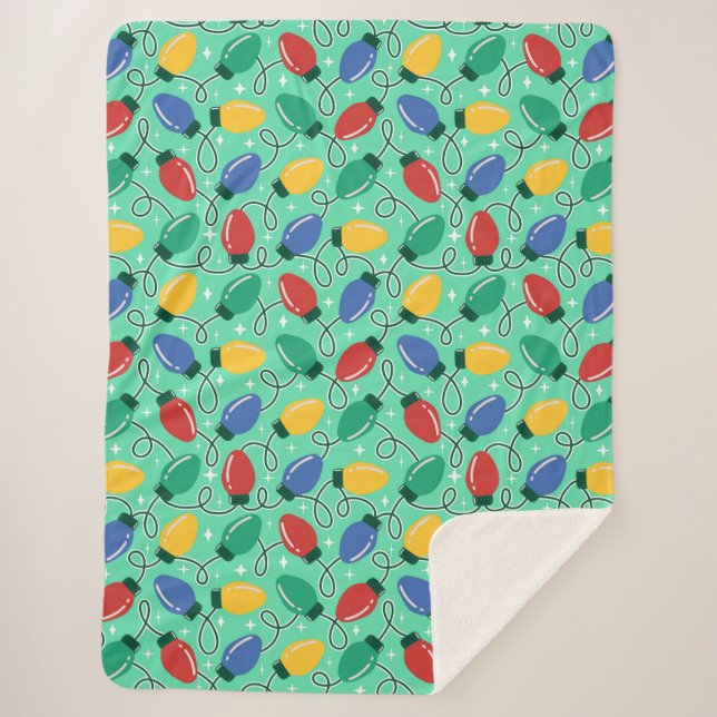 Merry & Bright Lights Sherpadecke (Vorderseite)