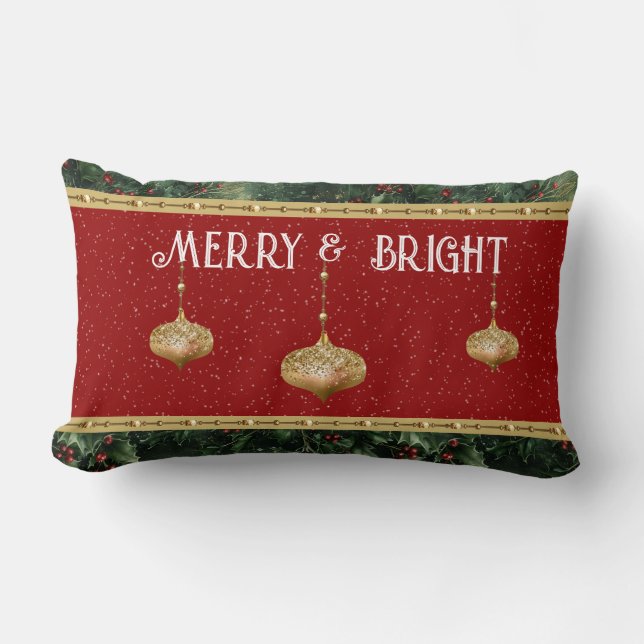 Merry & Bright Lumbar Pillow Lendenkissen (Vorderseite)