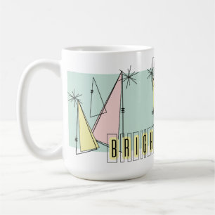 Merry & Bright Mid Century Moderne Tasse