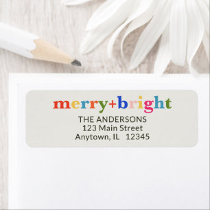 Merry & Bright Minimal farbenfrohe Weihnachten