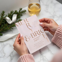 Merry & Bright Minimaler Urlaub Weihnachten Party