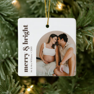 Merry & Bright Minimalistisch Arch Frame Boho Chic Keramikornament